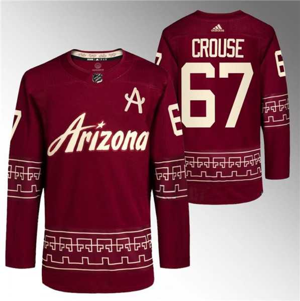 Men's Arizona Coyotes #67 Lawson Crouse Garnet Alternate Pro Jersey Dzhi,We sell and wholesale Men's Arizona Coyotes #67 Lawson Crouse Garnet Alternate Pro Jersey Dzhi on line form chian!